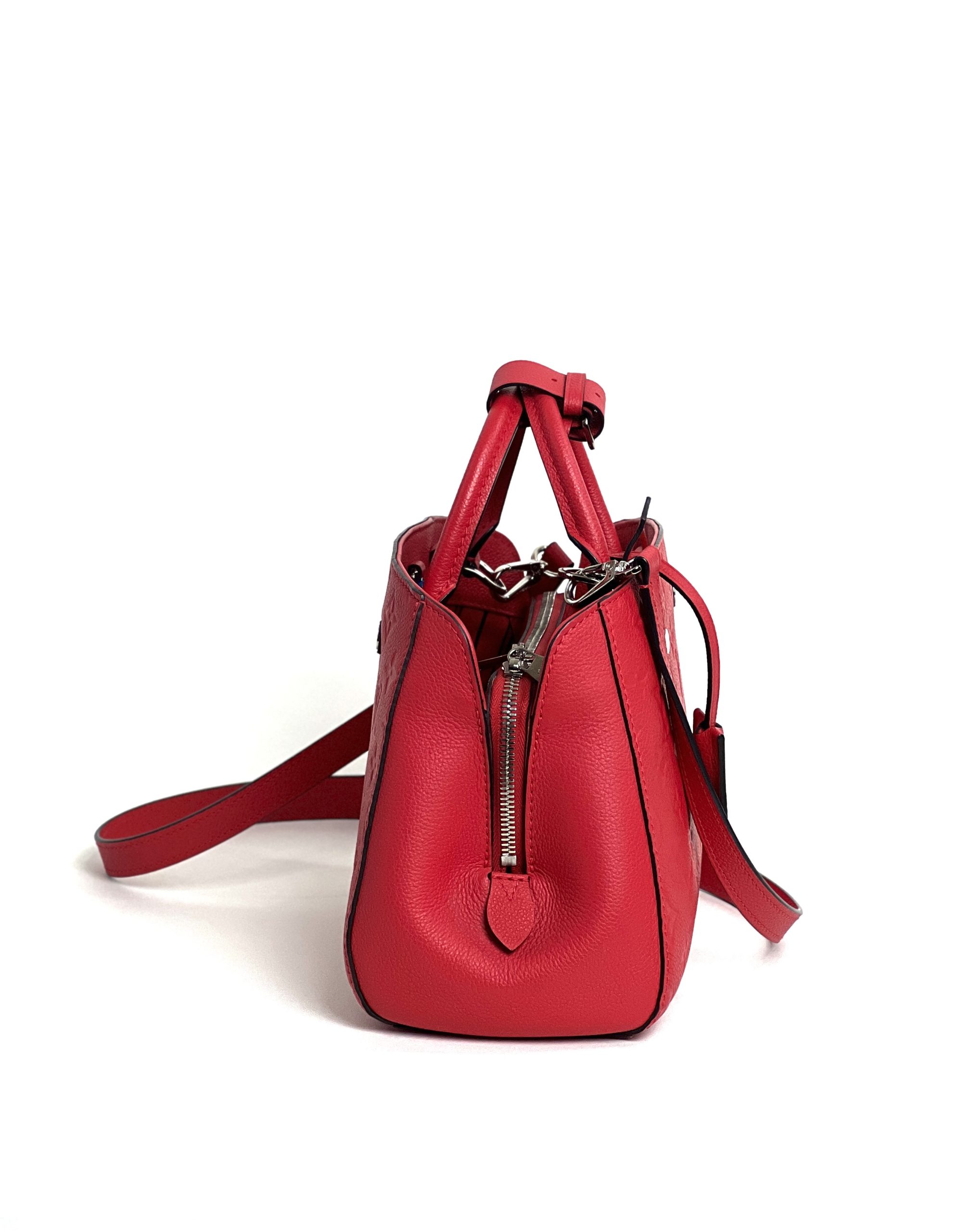 Louis Vuitton Poppy Monogram Empreinte Leather Montaigne BB Bag