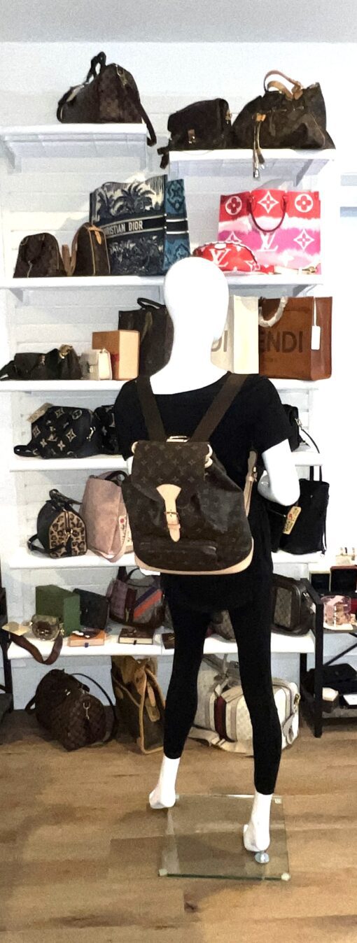 Louis Vuitton Monogram Montsouris GM Backpack - Image 2