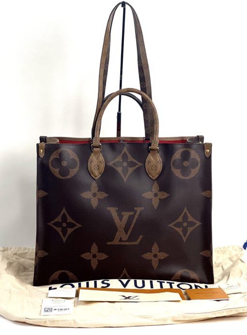Louis Vuitton ONTHEGO GM Reverse Tote 5