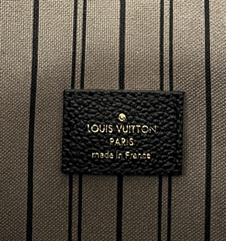 Louis Vuitton Black, Brown, Pattern Print Monogram LV3 Pouch