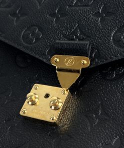 Louis Vuitton Pochette Metis Monogram Empreinte Leather Black 2254971