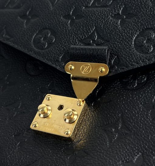 Louis Vuitton Black Monogram Empreinte Leather Pochette Metis 20