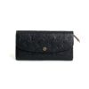 Louis Vuitton Emilie Black Empreinte Leather Wallet with Dune 6