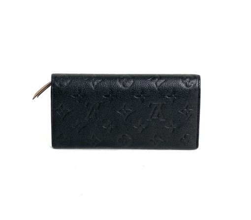 Louis Vuitton Emilie Black Empreinte Leather Wallet with Dune 3