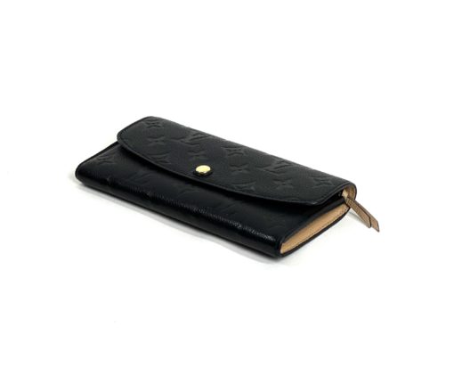 Louis Vuitton Emilie Black Empreinte Leather Wallet with Dune 10