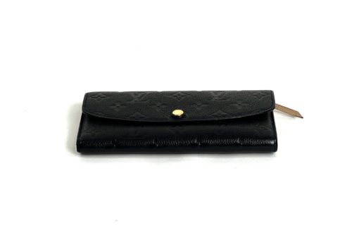 Louis Vuitton Emilie Black Empreinte Leather Wallet with Dune 12