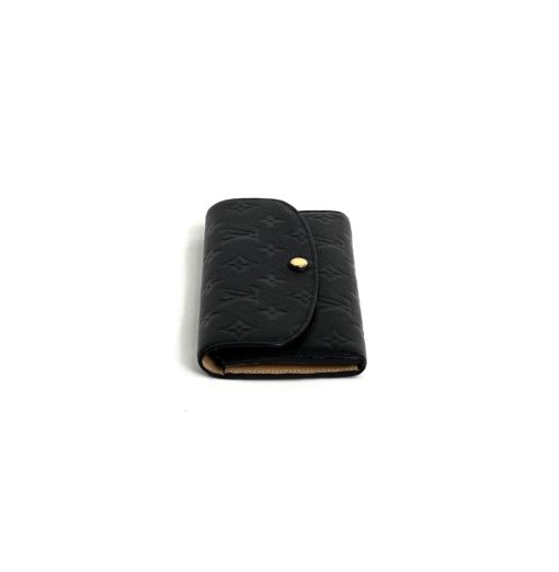 Louis Vuitton Emilie Black Empreinte Leather Wallet with Dune 14