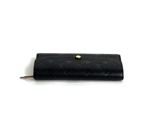 Louis Vuitton Emilie Black Empreinte Leather Wallet with Dune 9