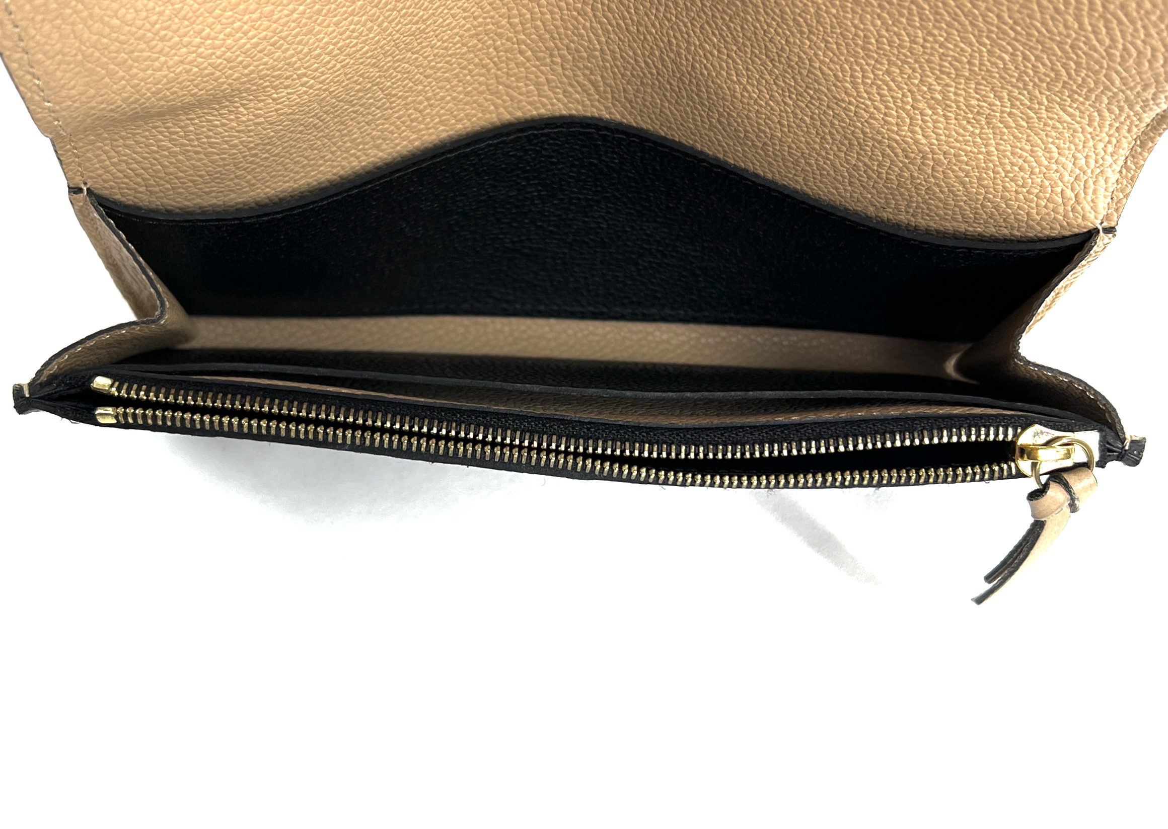 Louis Vuitton - Zippy Wallet Monogram Empreinte Leather Dune