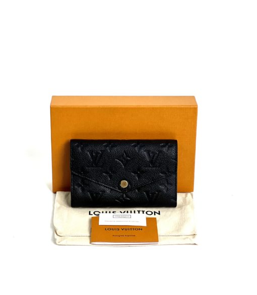 Louis Vuitton Empreinte Compact Curieuse Wallet Black 2