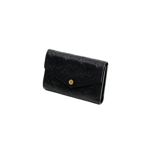 Louis Vuitton Empreinte Compact Curieuse Wallet Black