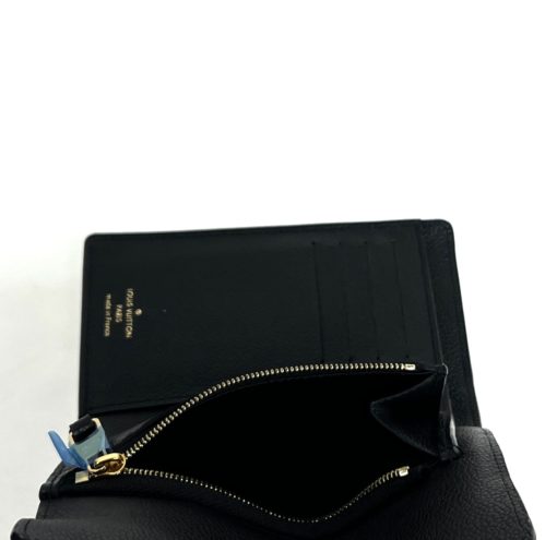Louis Vuitton Empreinte Compact Curieuse Wallet Black 9