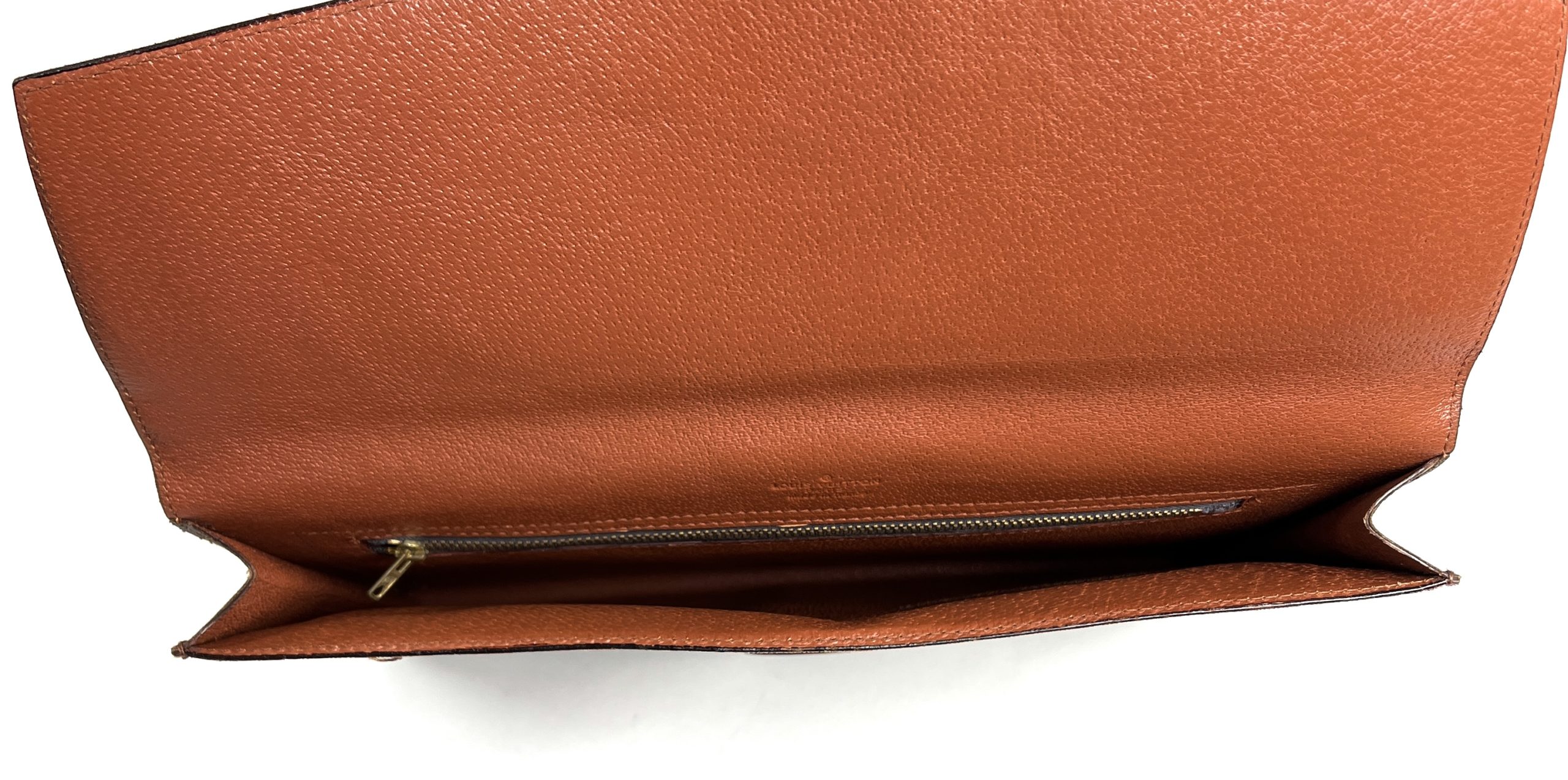 Authentic Vintage Louis Vuitton Red Epi Leather Envelope Clutch Wallet