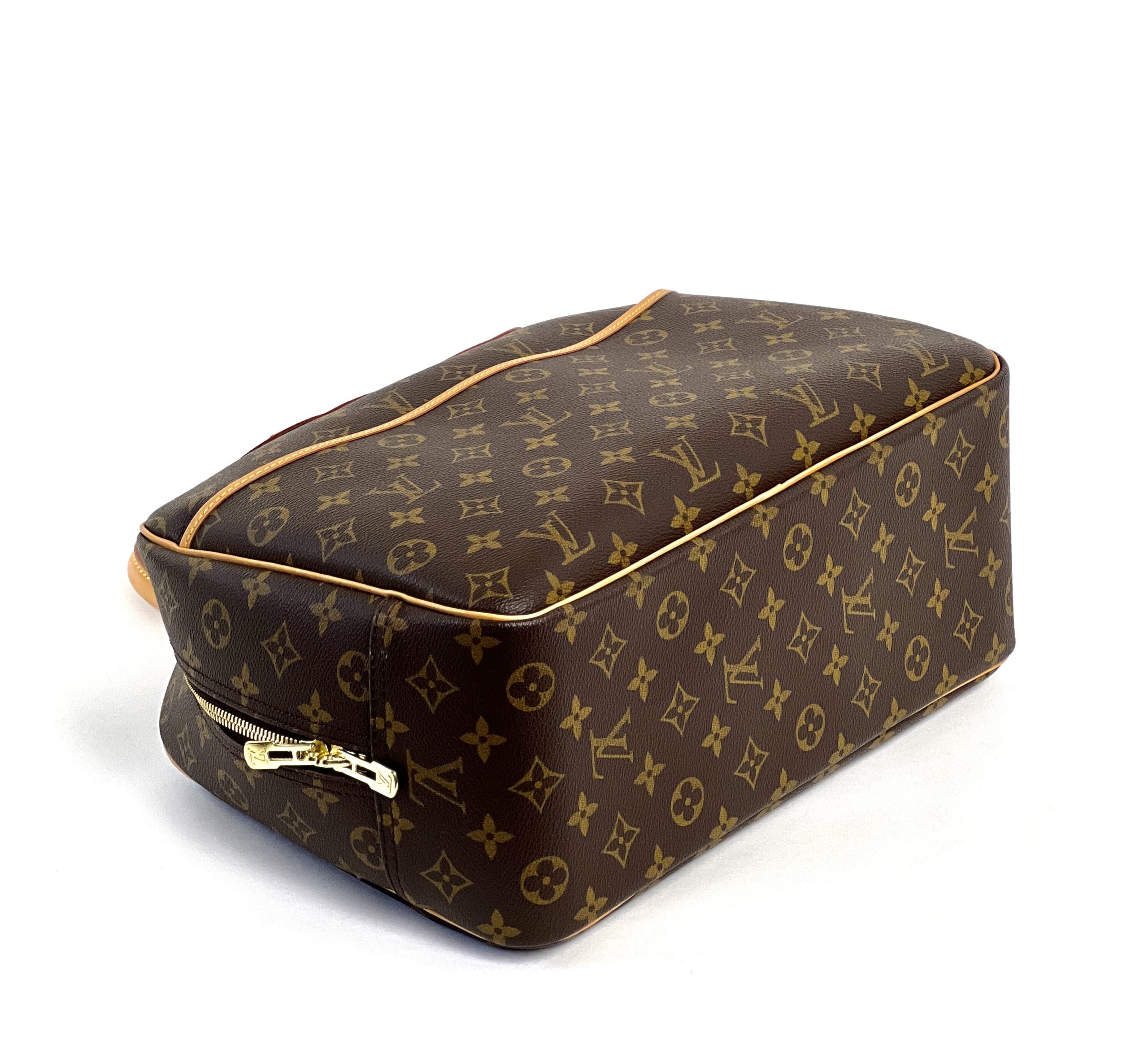 Authentic Louis Vuitton Monogram Deauville Vanity Bag Handbag Toiletry Case