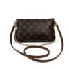 Louis Vuitton Monogram Pallas Clutch or Crossbody With Noir 4