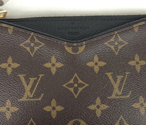 Louis Vuitton Monogram Pallas Clutch or Crossbody With Noir 18