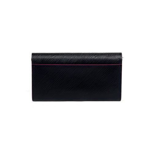 Louis Vuitton Black Portefeuille Epi Leather Pink Sarah Wallet 2
