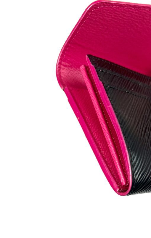 Louis Vuitton Black Portefeuille Epi Leather Pink Sarah Wallet 13
