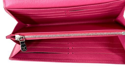 Louis Vuitton Black Portefeuille Epi Leather Pink Sarah Wallet 9