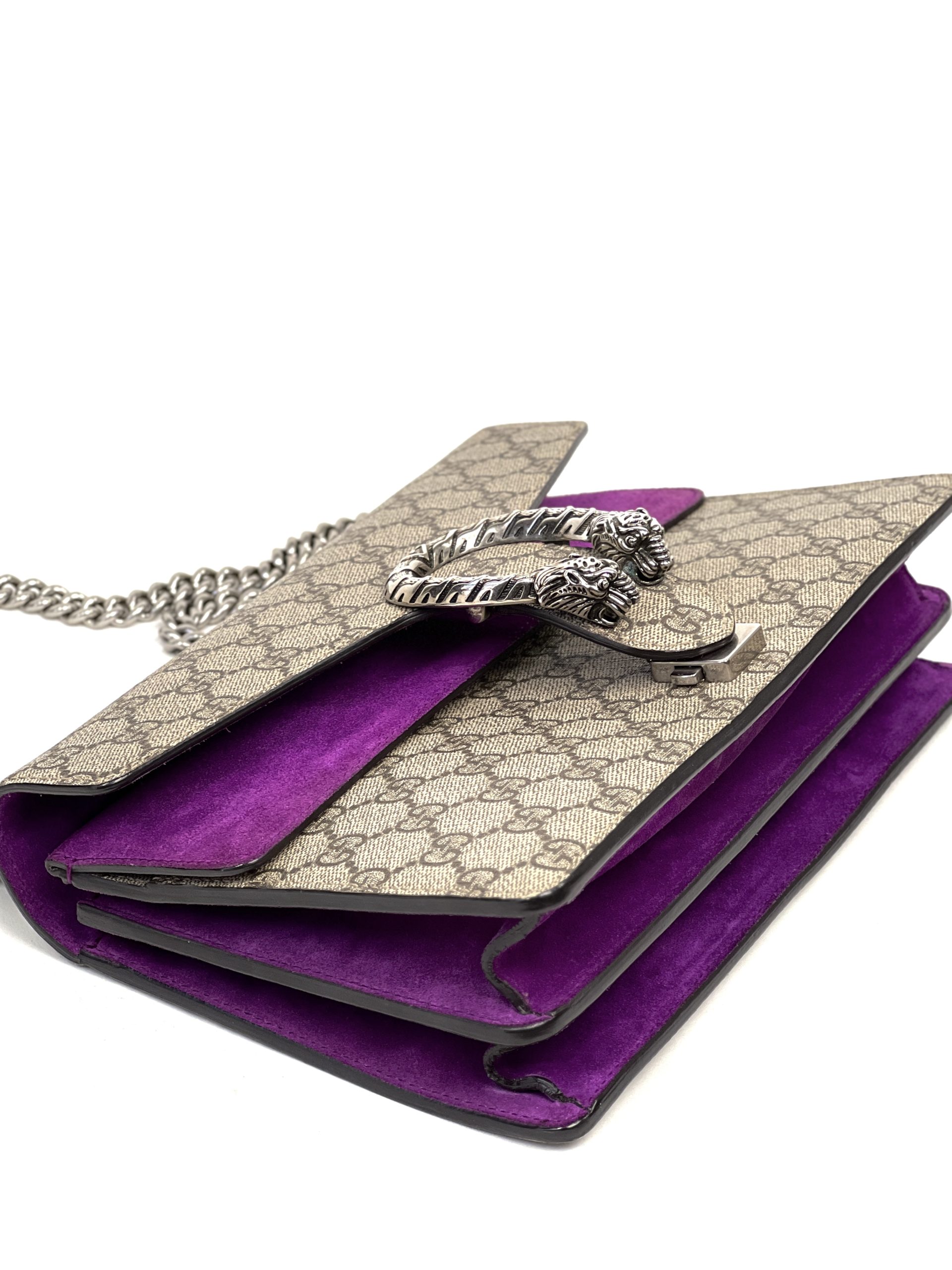 Gucci Supreme Monogram Dionysus Small Shoulder Bag Purple - A World Of  Goods For You, LLC