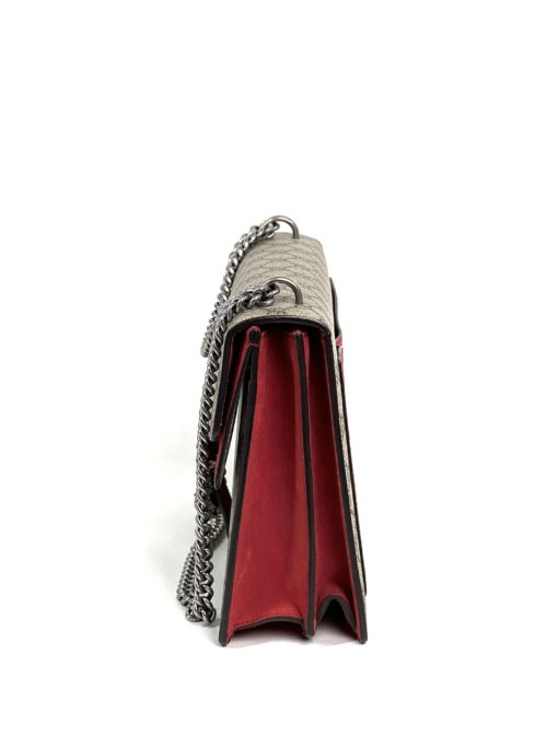 Gucci Supreme Monogram Dionysus Medium Shoulder Bag Red 9
