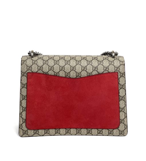 Gucci Supreme Monogram Dionysus Medium Shoulder Bag Red 3
