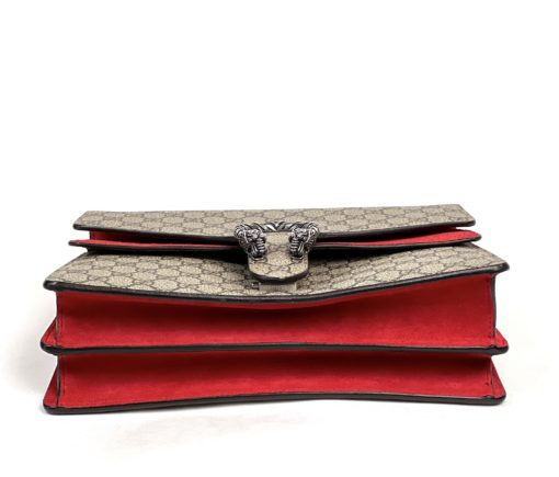 Gucci Supreme Monogram Dionysus Medium Shoulder Bag Red 20