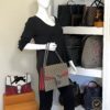 Gucci Supreme Monogram Dionysus Medium Shoulder Bag Red 14