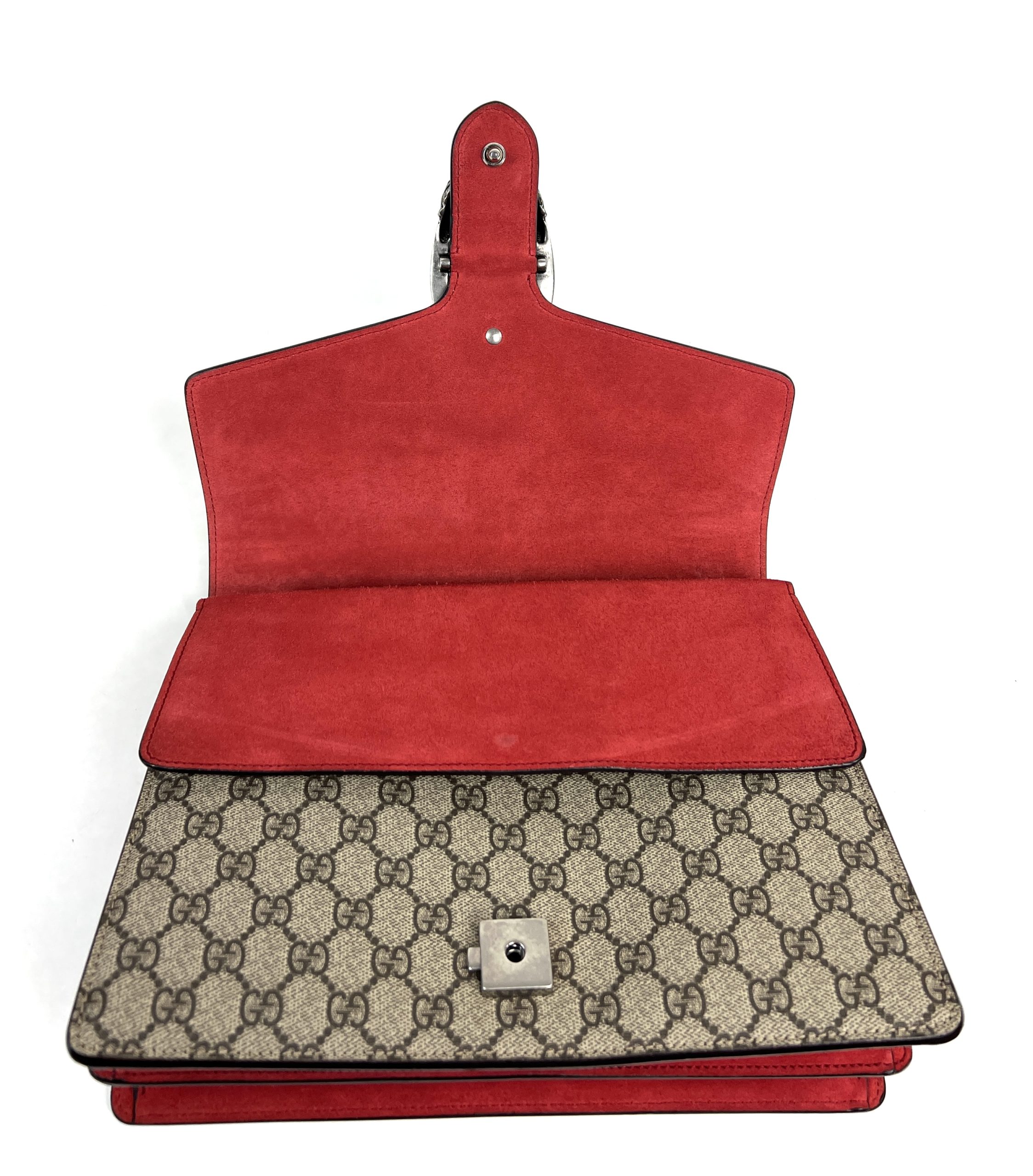 Gucci Supreme Monogram Dionysus Medium Shoulder Bag Red - A World Of Goods  For You, LLC