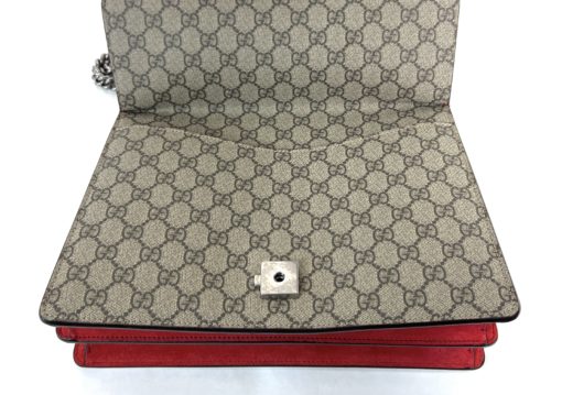 Gucci Supreme Monogram Dionysus Medium Shoulder Bag Red 18
