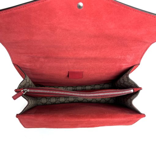 Gucci Supreme Monogram Dionysus Medium Shoulder Bag Red 12