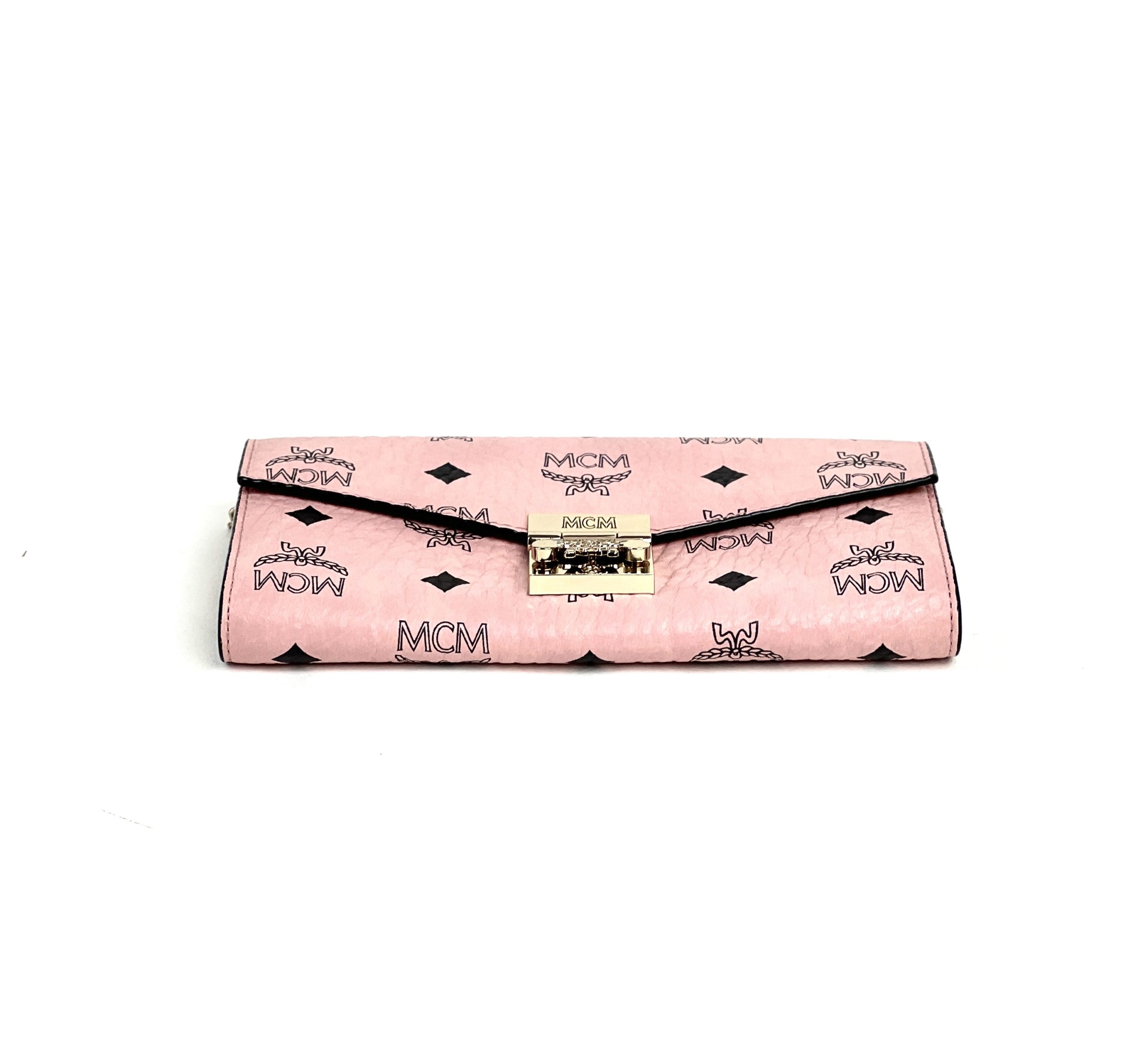 MCM Pink Visetos Patricia Crossbody Wallet - A World Of Goods For You, LLC