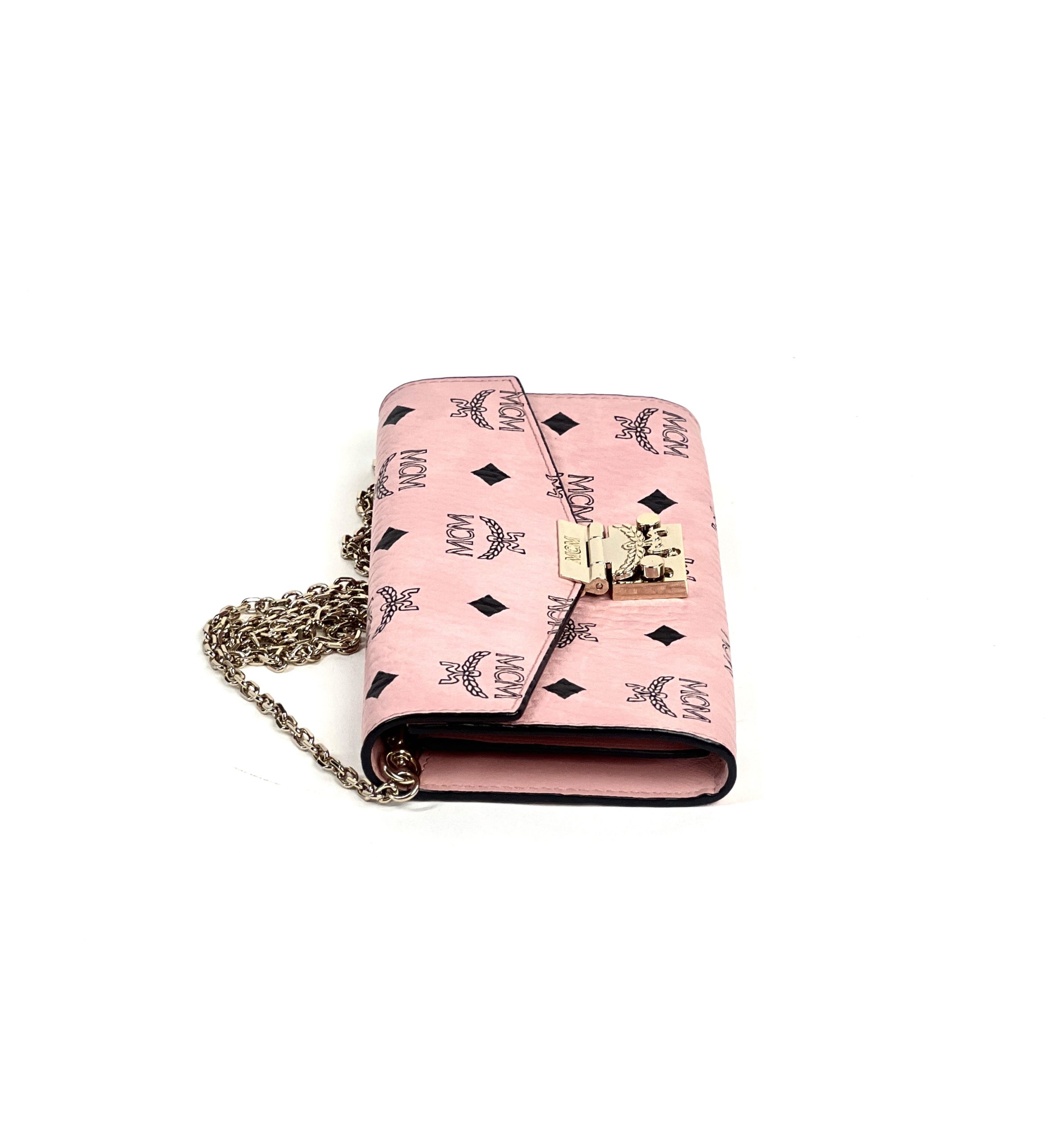 Patricia leather crossbody bag MCM Pink in Leather - 30080280