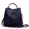 Louis Vuitton Monogram Empreinte Leather NéoNoé MM Navy and Red 5
