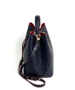 3D model Louis Vuitton Neonoe MM Bag Monogram Empreinte Navy Red