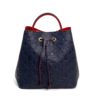 Louis Vuitton Monogram Empreinte Leather NéoNoé MM Navy and Red 9