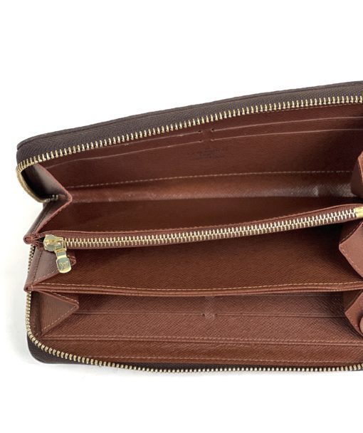 Louis Vuitton Monogram Brown Zippy Wallet 4