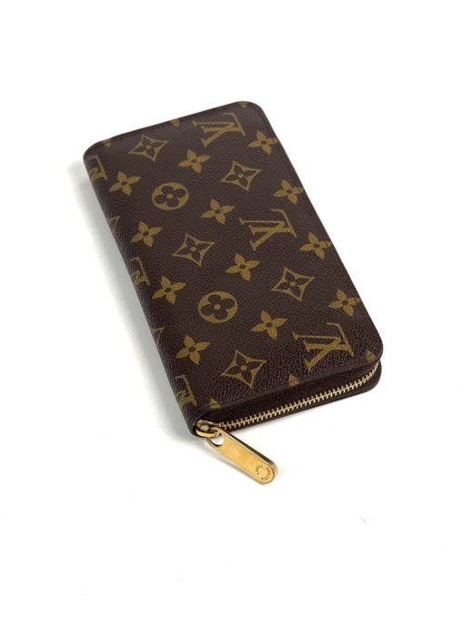 Louis Vuitton Monogram Brown Zippy Wallet 9
