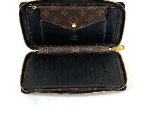 Louis Vuitton Monogram Daily Organizer Travel Case Long Wallet Black 3