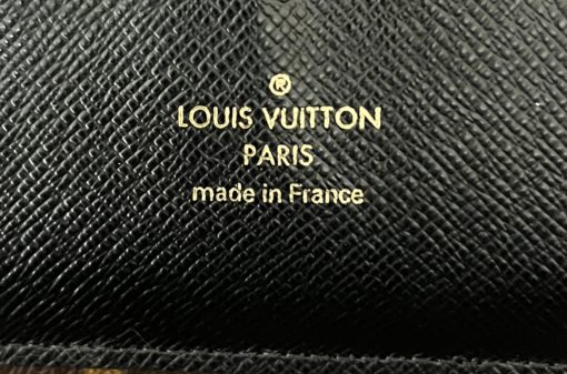 Louis Vuitton Monogram Daily Organizer Travel Case Long Wallet Black 16
