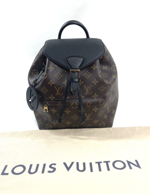 Louis Vuitton Montsouris PM NM Monogram Noir Backpack 3