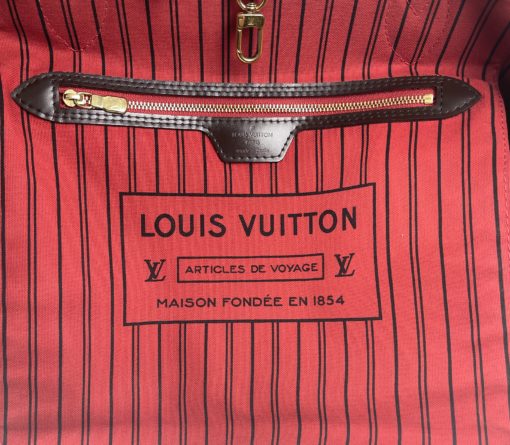 Louis Vuitton Neverfull MM Damier Ebene Tote 32