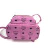 MCM Stark Bebe Boo Side Studs Backpack in Visetos Hot Pink X-Mini 30