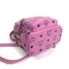 MCM Stark Bebe Boo Side Studs Backpack in Visetos Hot Pink X-Mini 21