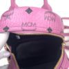 MCM Stark Bebe Boo Side Studs Backpack in Visetos Hot Pink X-Mini 12