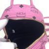 MCM Stark Bebe Boo Side Studs Backpack in Visetos Hot Pink X-Mini 14