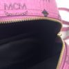 MCM Stark Bebe Boo Side Studs Backpack in Visetos Hot Pink X-Mini 11
