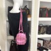 MCM Stark Bebe Boo Side Studs Backpack in Visetos Hot Pink X-Mini 5