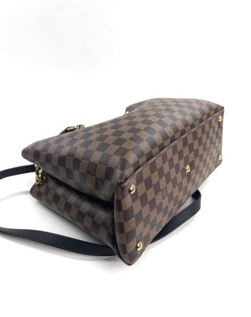 Louis Vuitton Damier Ebene Riverside Satchel Shoulder Bag 22