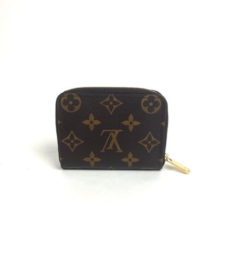 Louis Vuitton Monogram Brown Zippy Coin Purse Wallet 3